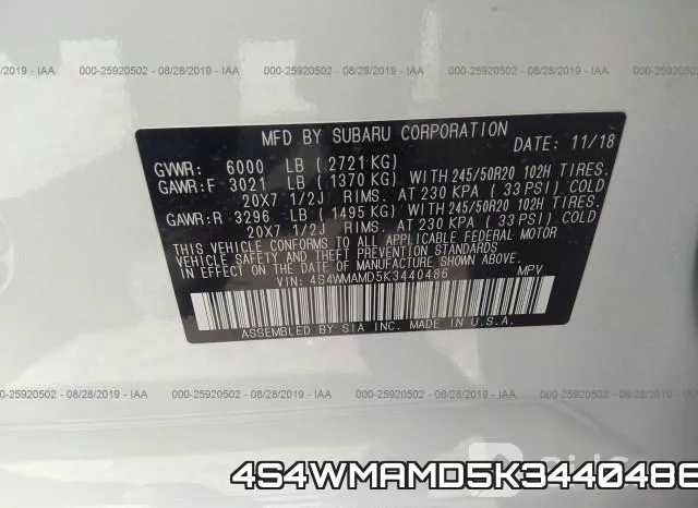 4S4WMAMD5K3440486 фото 10