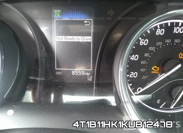4T1B11HK1KU812478 фото 8