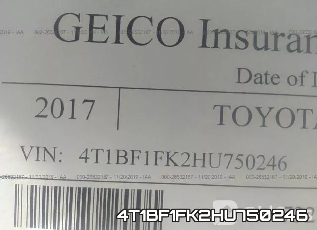 4T1BF1FK2HU750246 фото 10