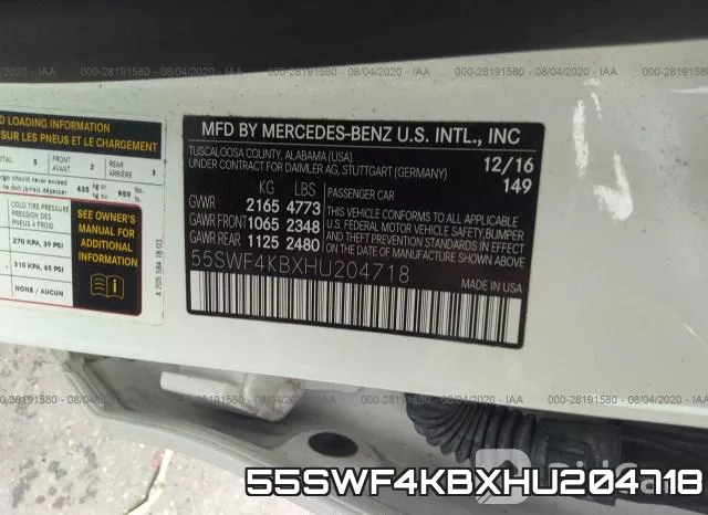 55SWF4KBXHU204718 фото 10