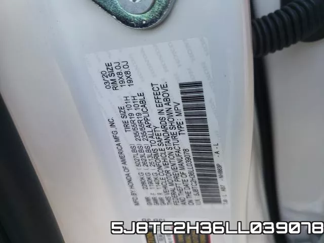 5J8TC2H36LL039078 фото 2