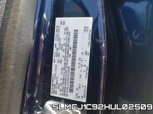 5LMCJ1C92HUL02509 фото 2