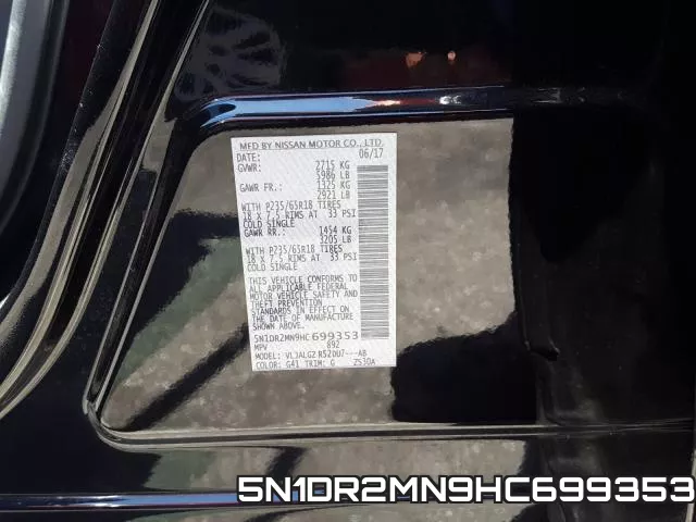 5N1DR2MN9HC699353 фото 2