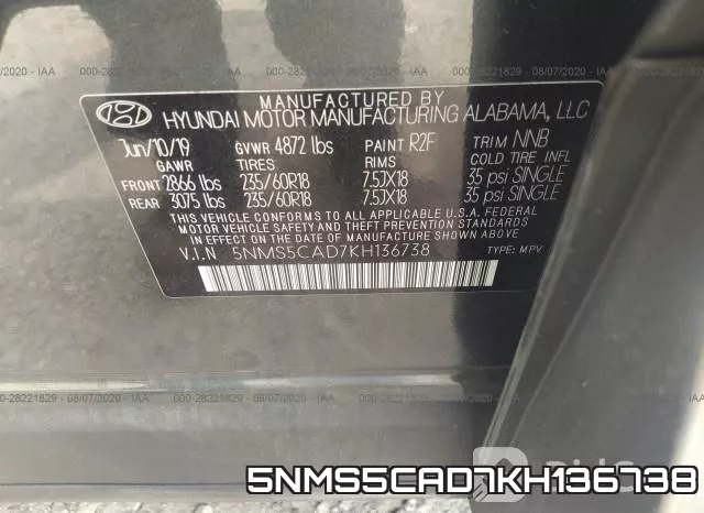 5NMS5CAD7KH136738 фото 10