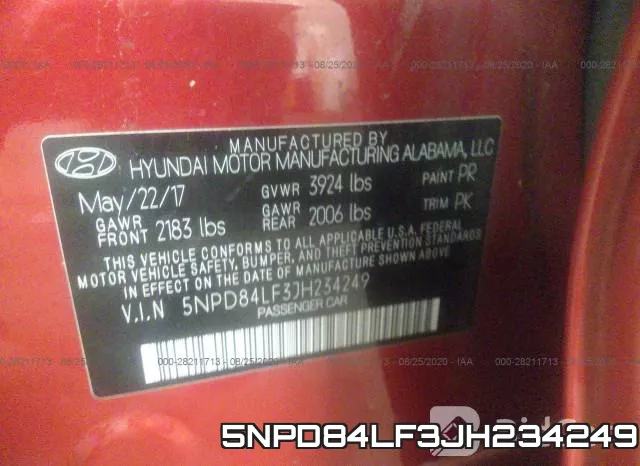 5NPD84LF3JH234249 фото 10