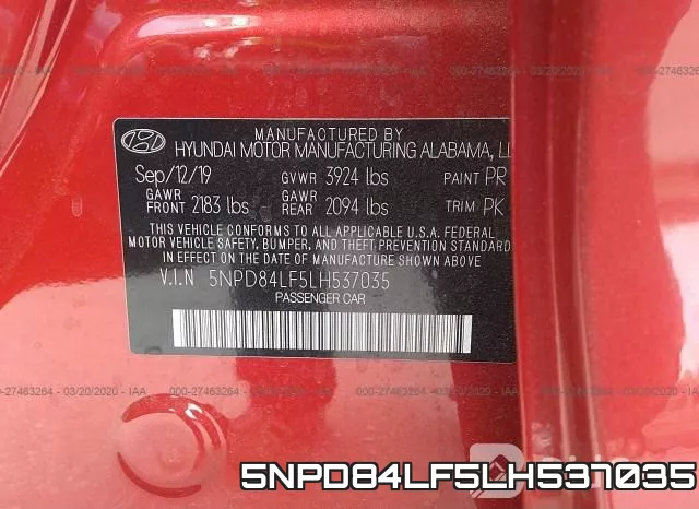 5NPD84LF5LH537035 фото 10