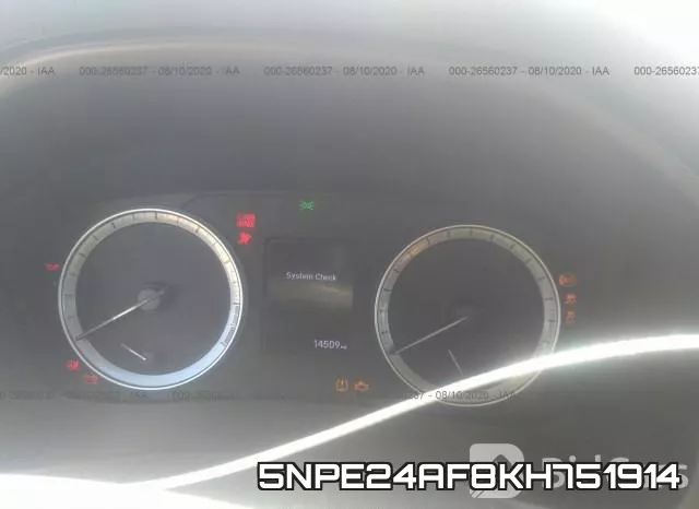 5NPE24AF8KH751914 фото 8