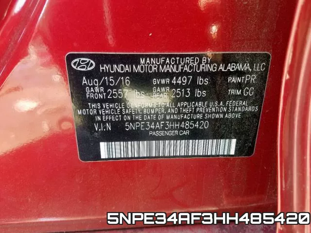5NPE34AF3HH485420 фото 2