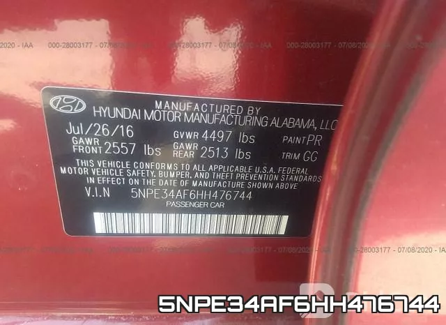 5NPE34AF6HH476744 фото 10