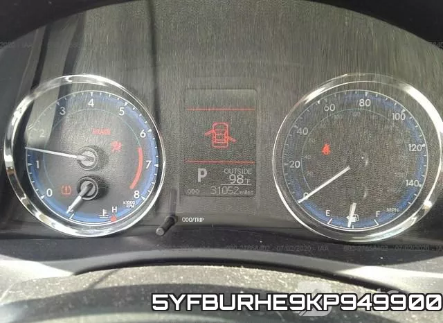 5YFBURHE9KP949900 фото 8