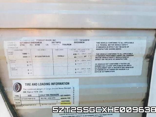 5ZT2SSGCXHE009638 фото 2