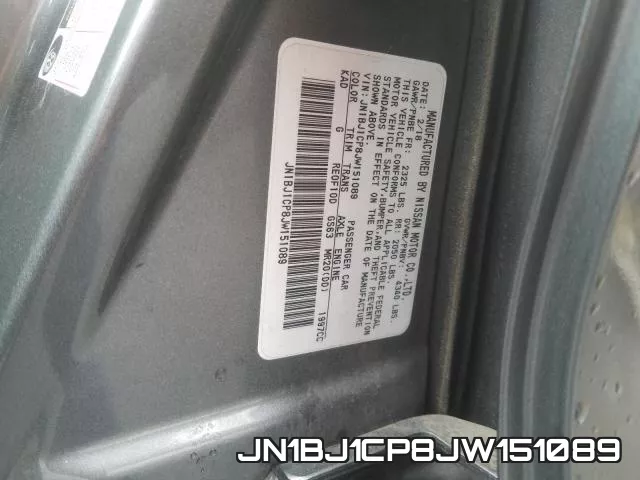 JN1BJ1CP8JW151089 фото 2