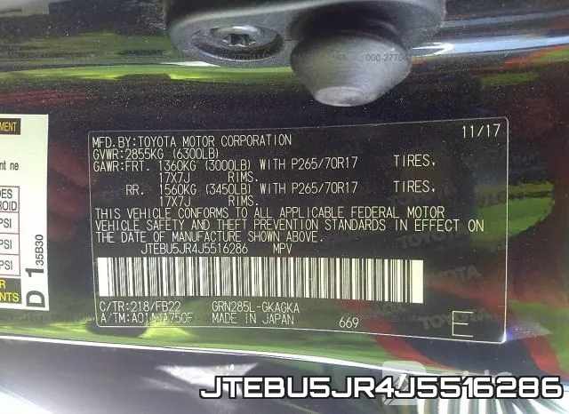 JTEBU5JR4J5516286 фото 10