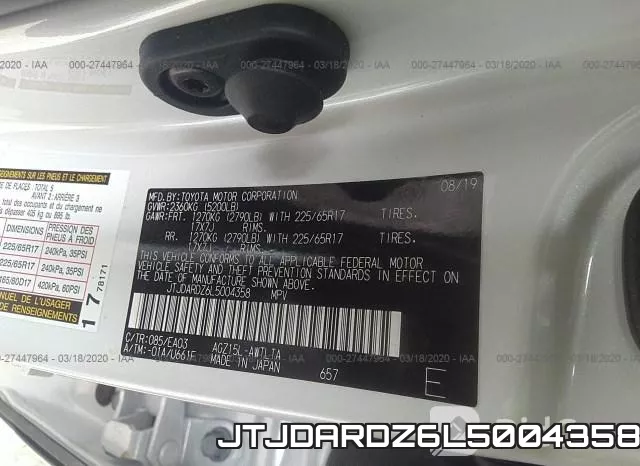 JTJDARDZ6L5004358 фото 10