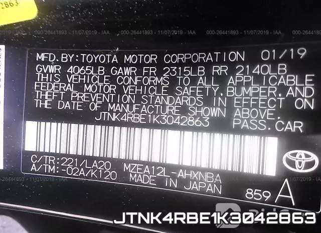JTNK4RBE1K3042863 фото 9