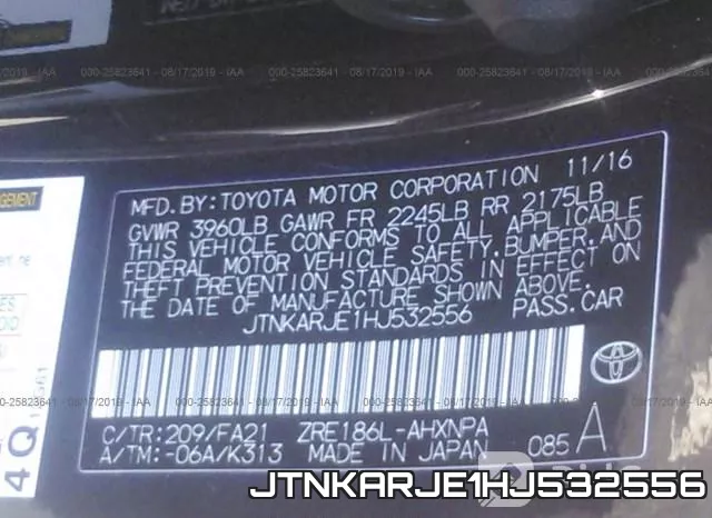 JTNKARJE1HJ532556 фото 10