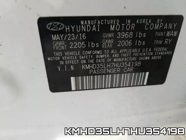 KMHD35LH7HU354198 фото 2