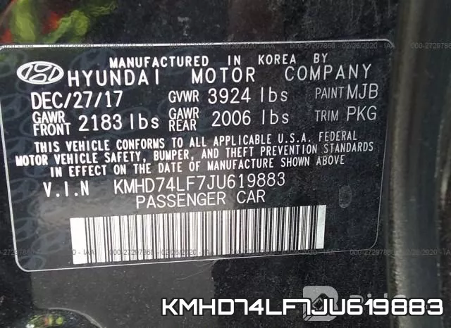 KMHD74LF7JU619883 фото 10