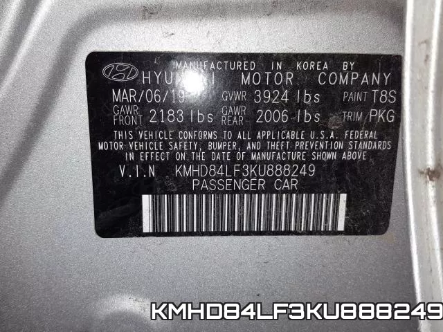 KMHD84LF3KU888249 фото 2