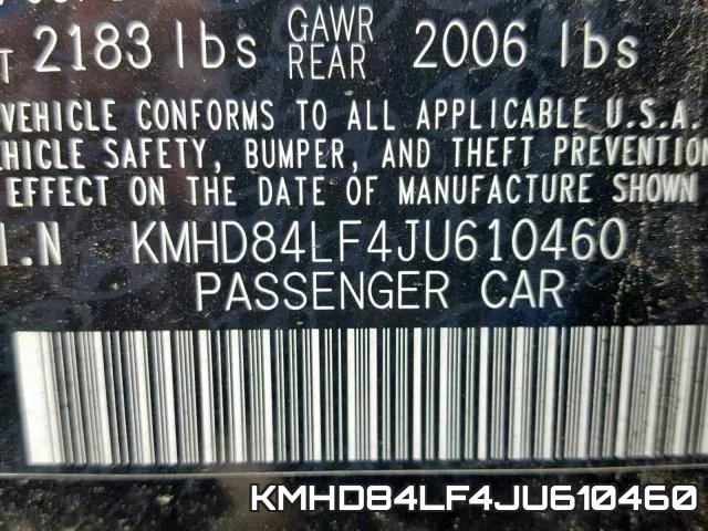 KMHD84LF4JU610460 фото 2