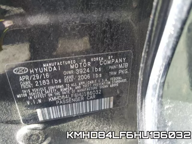 KMHD84LF6HU186032 фото 2