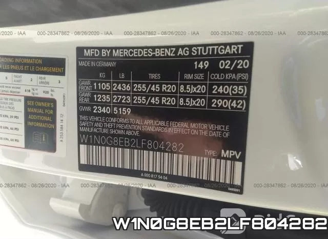 W1N0G8EB2LF804282 фото 9