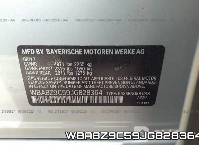 WBA8Z9C59JG828364 фото 10