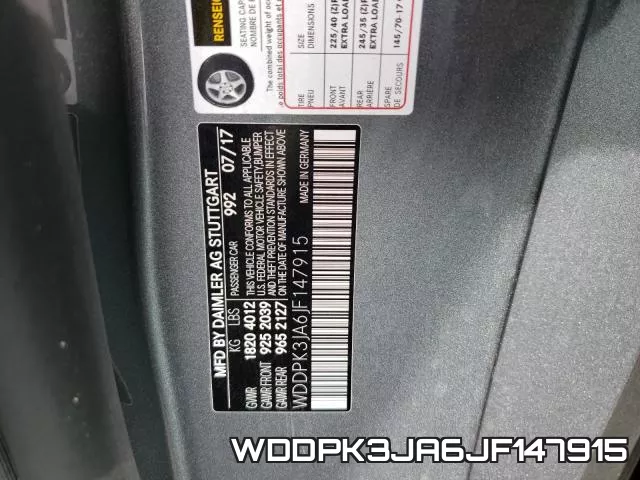 WDDPK3JA6JF147915 фото 2