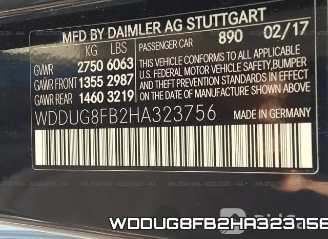 WDDUG8FB2HA323756 фото 10