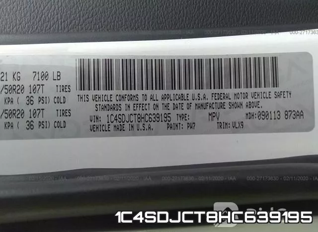 1C4SDJCT8HC639195 фото 10