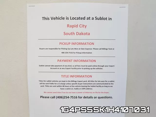 1G4PS5SK1H4107031 фото 10