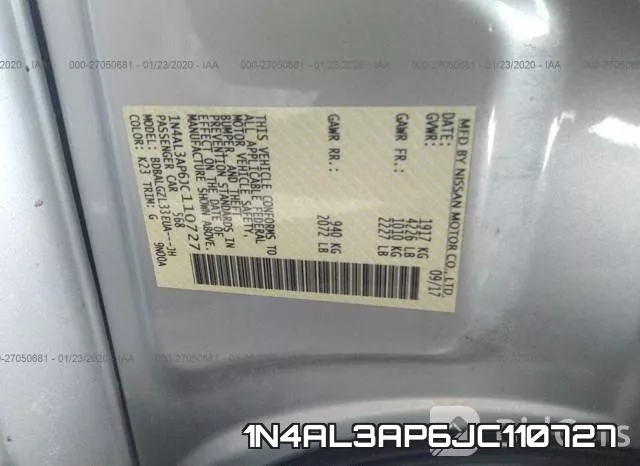 1N4AL3AP6JC110727 фото 10