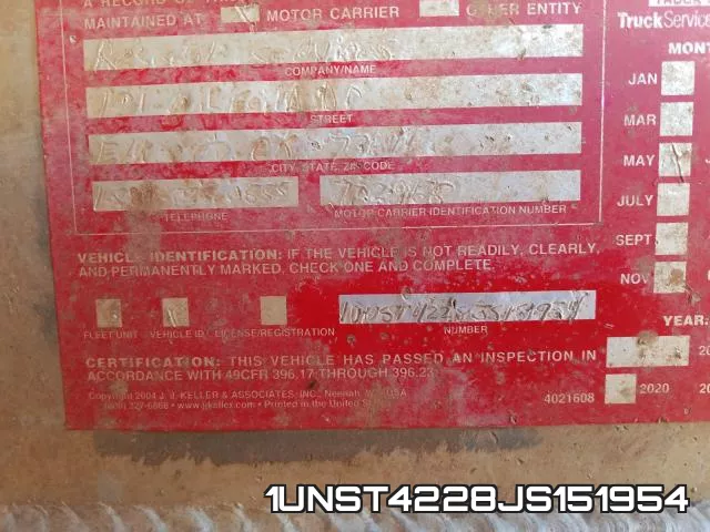 1UNST4228JS151954 фото 2