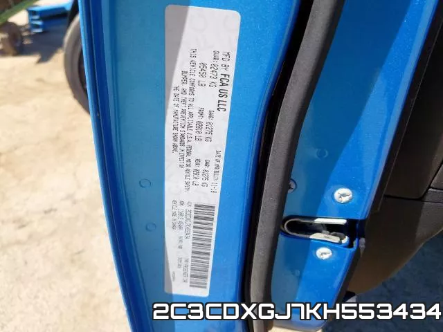 2C3CDXGJ7KH553434 фото 2