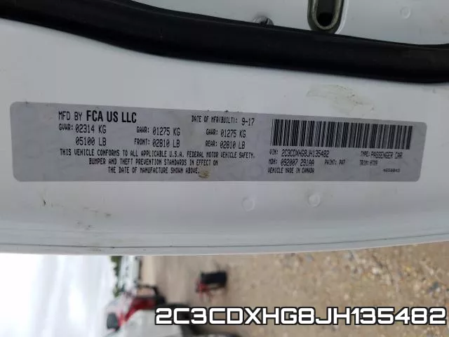2C3CDXHG8JH135482 фото 2