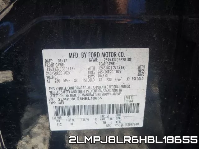 2LMPJ8LR6HBL18655 фото 2
