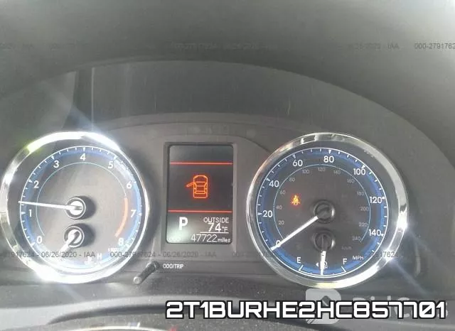 2T1BURHE2HC857701 фото 8