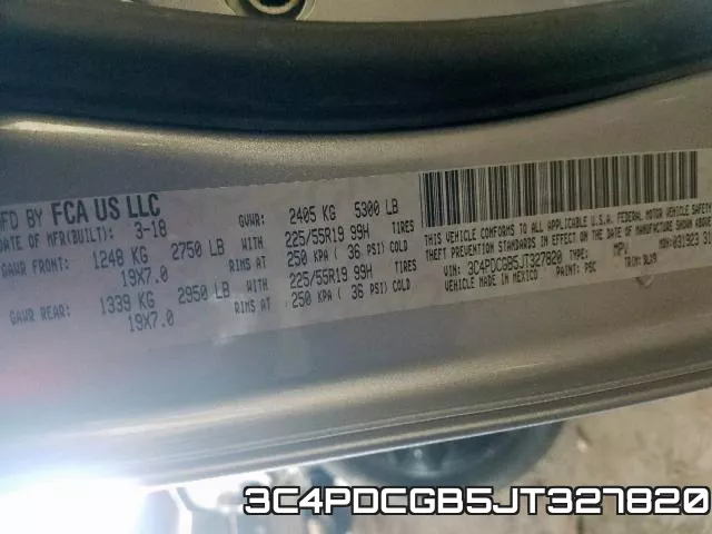 3C4PDCGB5JT327820 фото 2