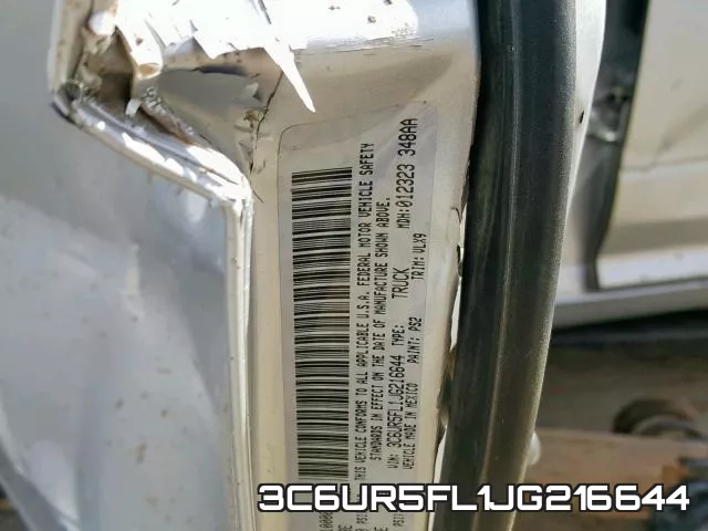 3C6UR5FL1JG216644 фото 2