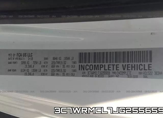 3C7WRMCL7JG255659 фото 10