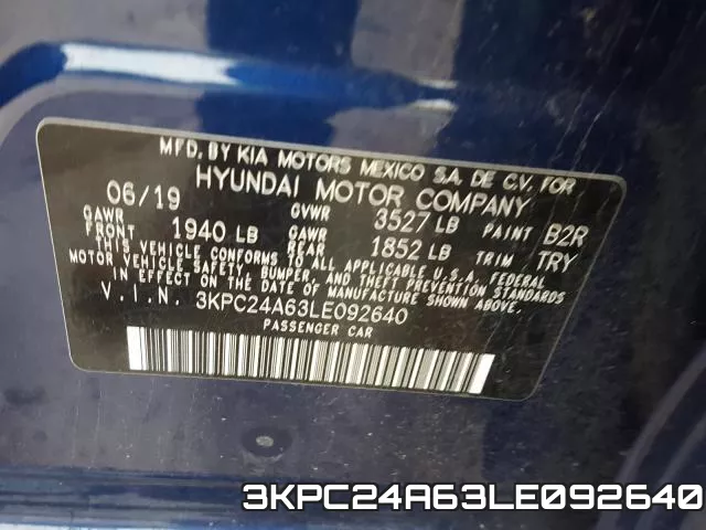 3KPC24A63LE092640 фото 2