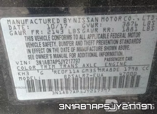 3N1AB7AP5JY217797 фото 10