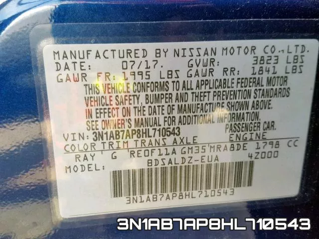 3N1AB7AP8HL710543 фото 2