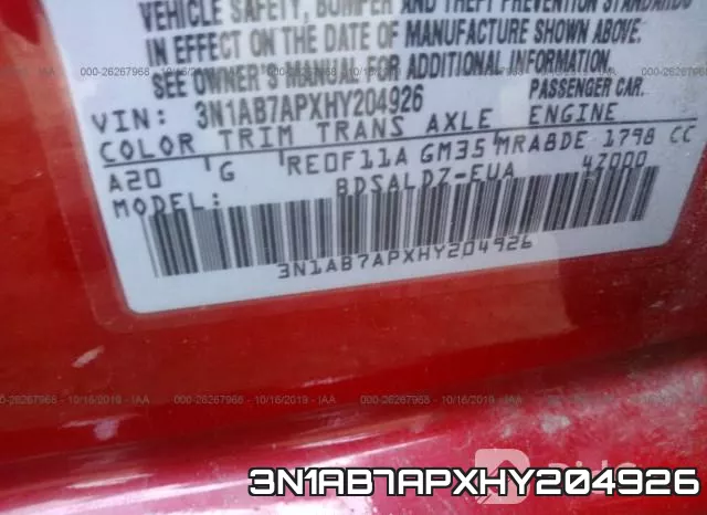 3N1AB7APXHY204926 фото 10