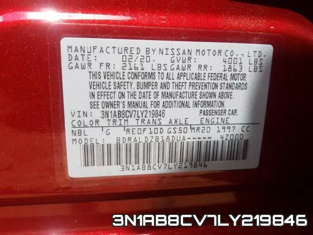 3N1AB8CV7LY219846 фото 2