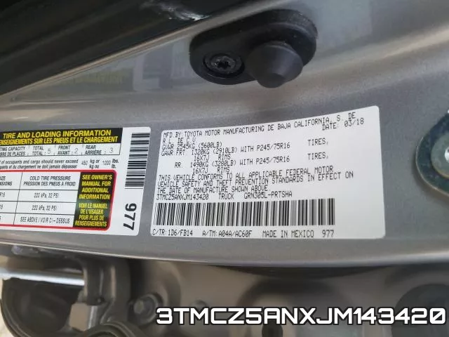 3TMCZ5ANXJM143420 фото 2