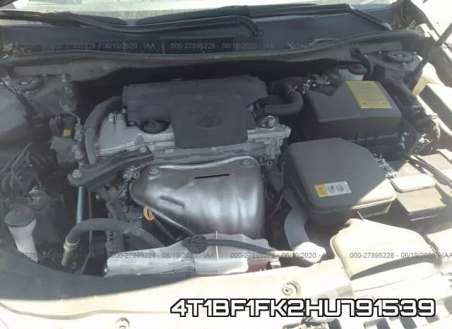 4T1BF1FK2HU791539 фото 2