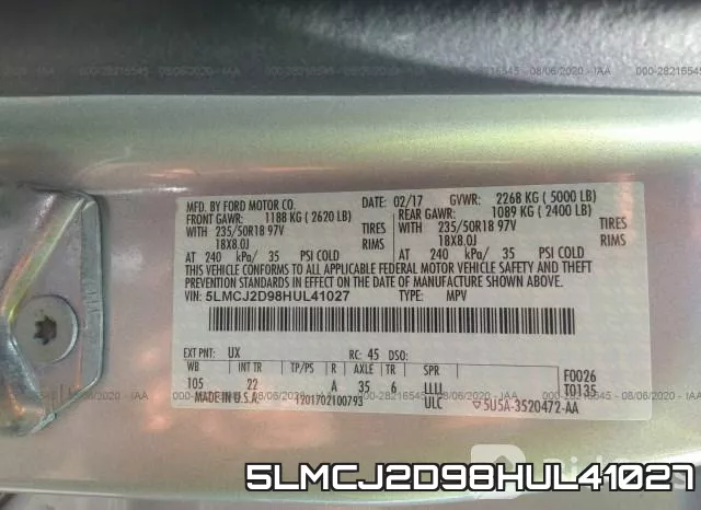 5LMCJ2D98HUL41027 фото 10