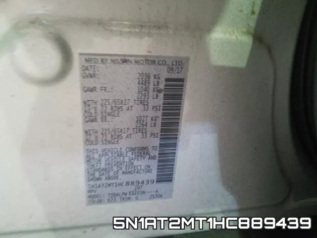 5N1AT2MT1HC889439 фото 2