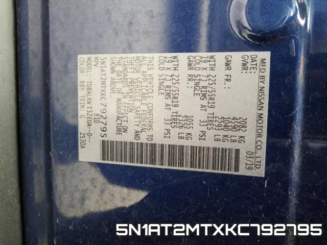 5N1AT2MTXKC792795 фото 2